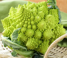 Simple Steamed & Buttery Romanesco with Italian Parsley