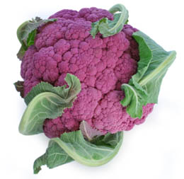 Roasted Purple Cauliflower, Sunchokes, and Butternut Squash
