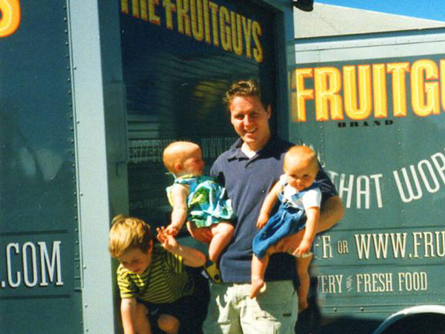 Chris Mittelstaedt and his three children