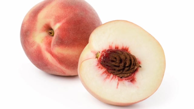 white fleshed peach