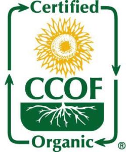 CCOF - Certified Organic handler