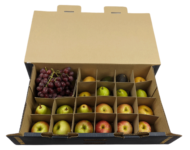 box of fall fruit