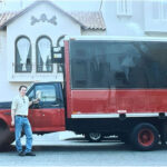 Founder Chris Mittelstaedt with first delivery truck 1998