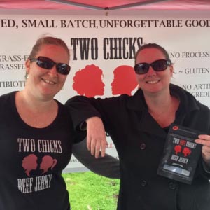 Photo: Two Chicks Jerky Founders