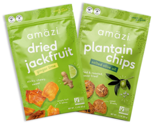 Two Amazi snack bags