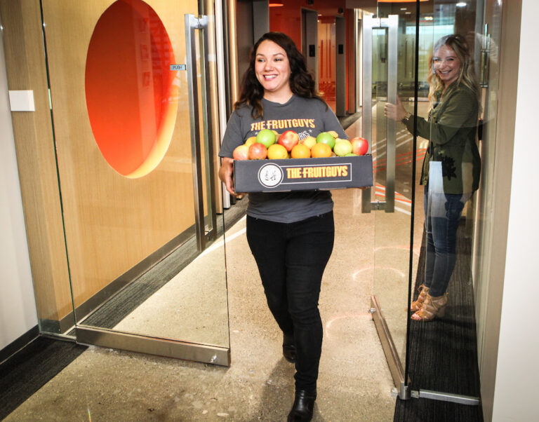 FruitGuys delivery to an office