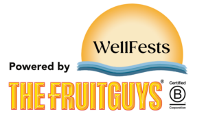 Powered by FruitGuys and WellFests logo