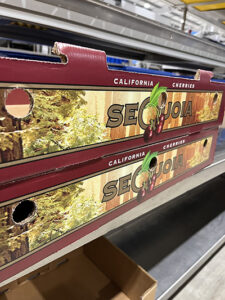 Two boxes of Sequoia® cherries
