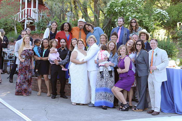 FruitGuys team photo at Erin and Julie's wedding