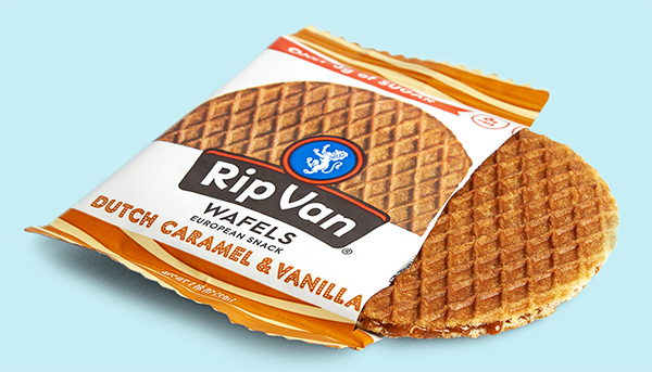 Rip Van Dutch Caramel & Vanilla Stroopwafel