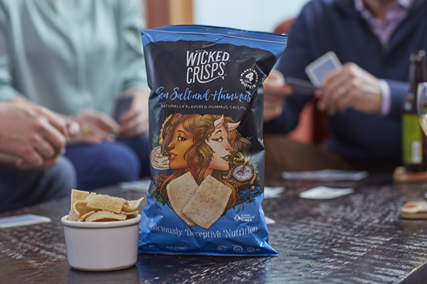 Wicked Crisps Sea Salt & Hummus Crisps