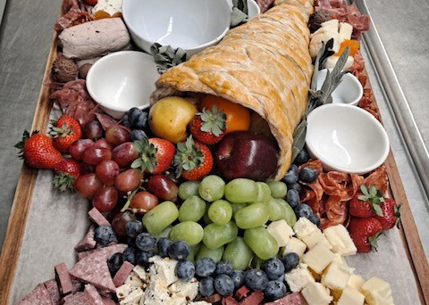 Cornucopia charcuterie board