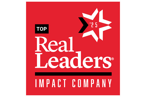 Real Leaders 2025 Top Impact company Badge