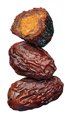 Nut butter filled dates