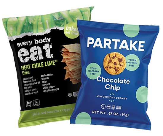 Every Body Eat and Partake snacks