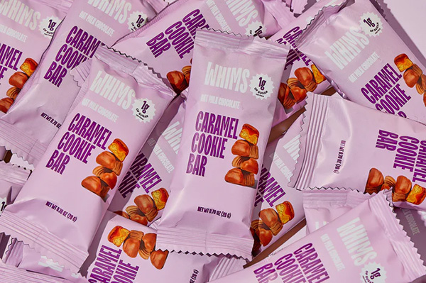 Pile of Whims Oat Milk Caramel Cookie Bars