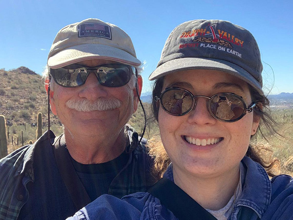 Smiling man and woman