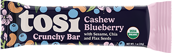 Tosi Cashew Blueberry Crunchy Bar